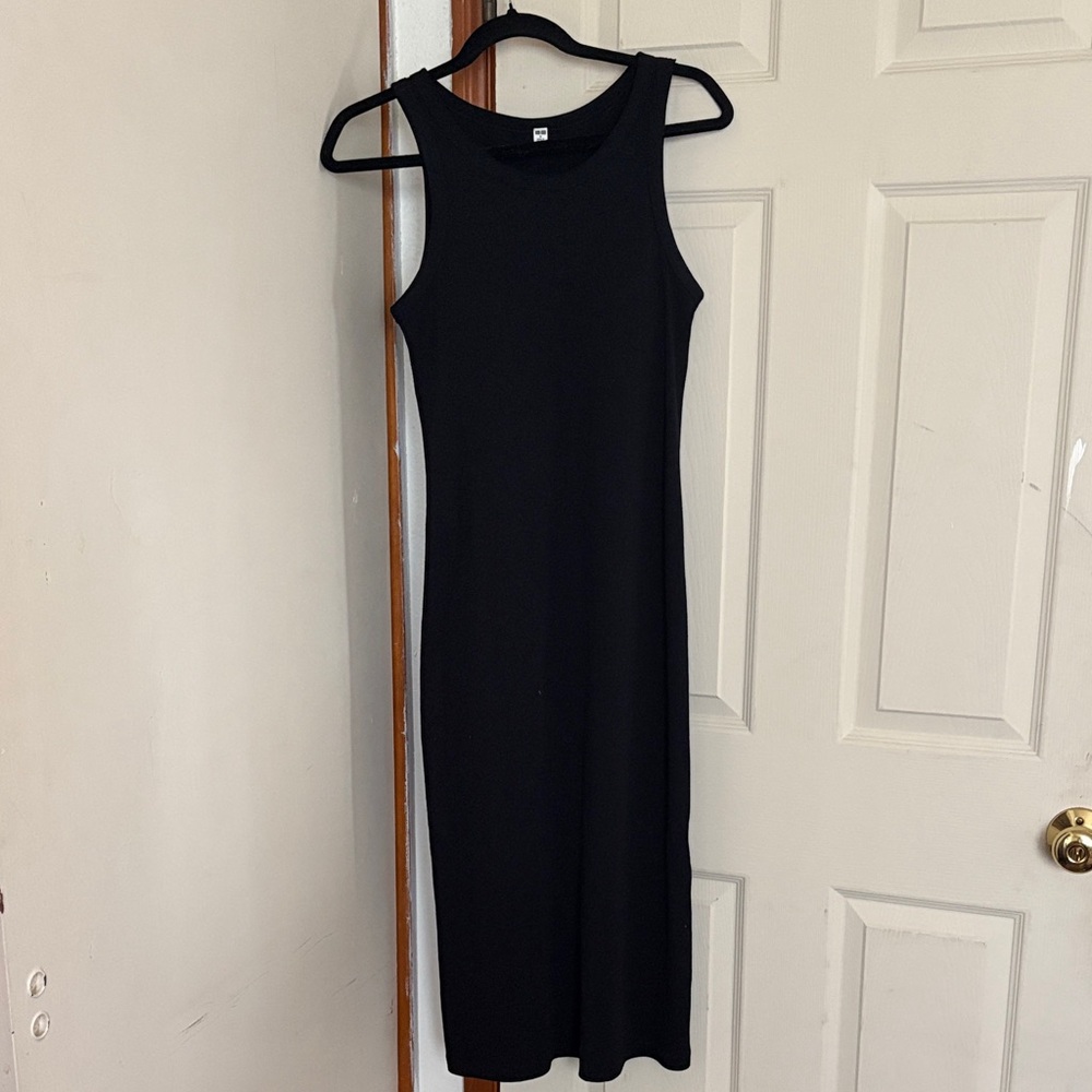 Uniqlo Black Midi Dress